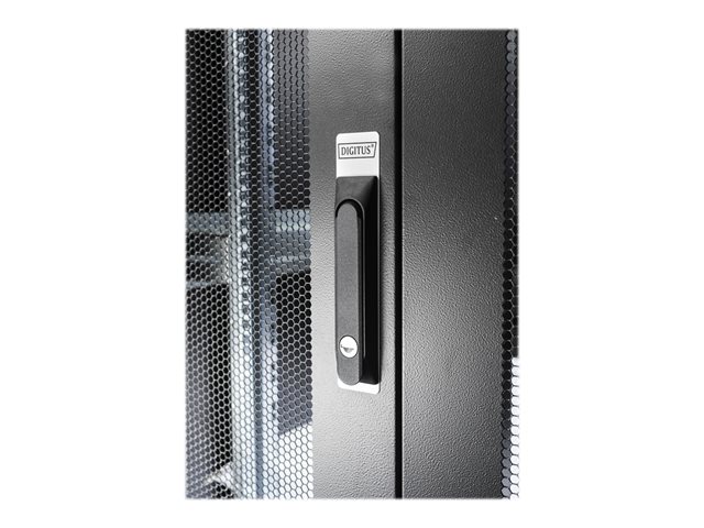 DIGITUS Server Cabinet standing 19inch 42U rack 800x1000 1000kg assembled front steal perforated doo