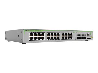 ALLIED 24x10/100/1000T POE+&4xcombo port - AT-GS970M/28PS-50