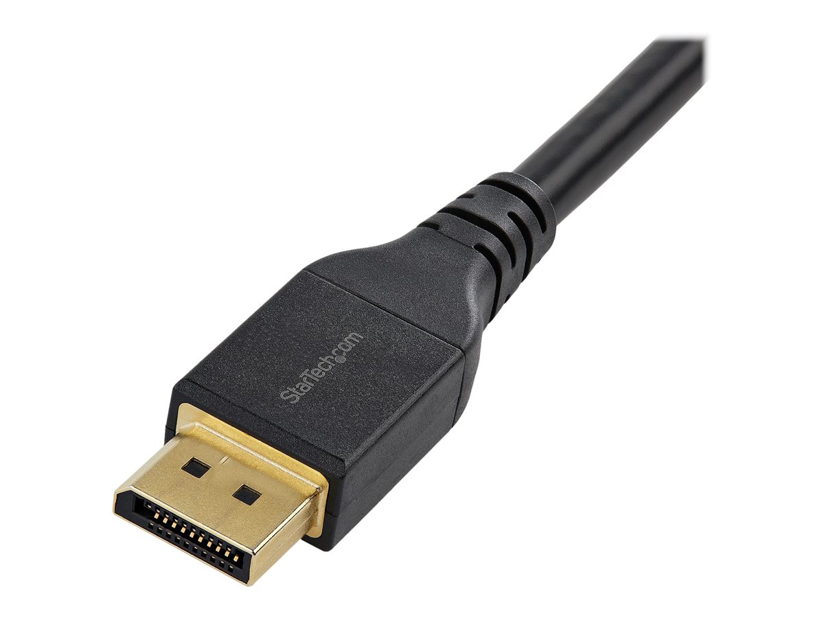 StarTech.com 13ft/4m VESA Certified DisplayPort 1.4 Cable, 8K 60Hz HBR3 HDR, Super UHD DisplayPort to DisplayPort Monitor Cord, Ultra HD 4K 120Hz DP 1.4 Video Cable M/M DP Connectors - DP 1.4 Latching Cable - kabel DisplayPort - DisplayPort do DisplayPort - 4 m – foto 4