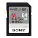Sony SF-M Series SF-M64 - flash memory card - 64 GB - SDXC UHS-II