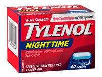 Tylenol* Extra Strength NightTime Caplets - 40's