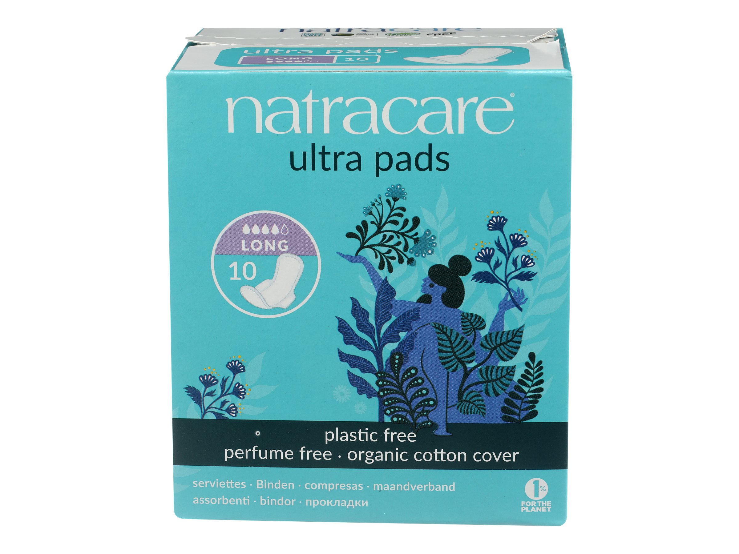 Natracare Natural Ultra Pads with Wings - Long - 10 pack