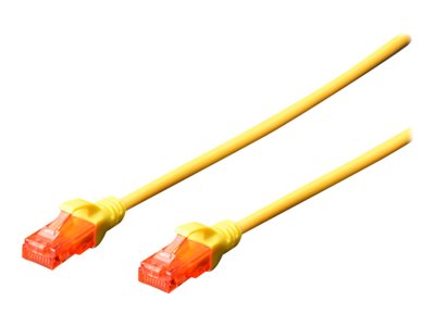 DIGITUS Patchkabel Cat6 U/UTP 2xRJ45 2.0m gelb LSZH Patchkabel RJ45