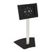 Eaton Tripp Lite Series Secure Tablet Mount Floor Stand, Height-Adjustable, Black/Silver