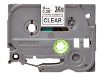 BROTHER RUBAN 9mm Noir/Transpar