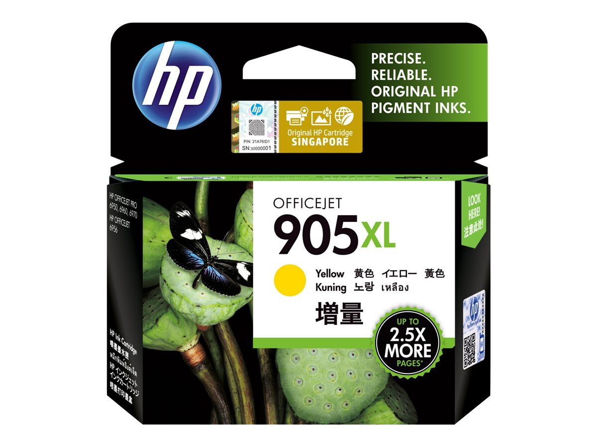 HP 905XL High Yield yellow original ink Usage / lifestyle Multi-angle 72520
