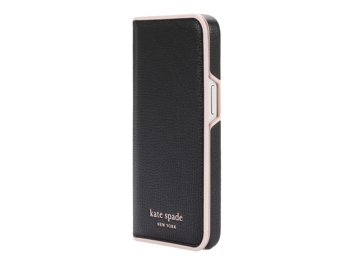 Kate Spade New York Folio Case for iPhone 14 Plus - Black