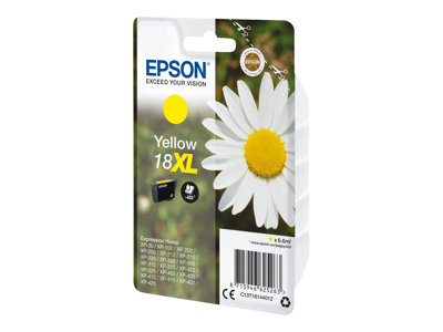 EPSON Tinte gelb 18XL Claria Home Ink - C13T18144012