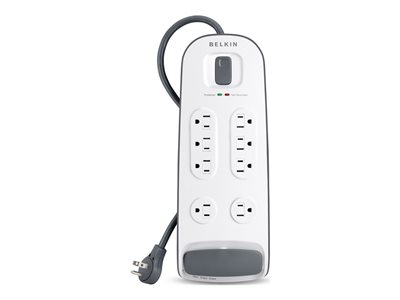Belkin 8-outlet Surge Protector with 6 ft Power Cord with Telephone Protection