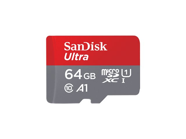 SANDISK Ultra microSDXC 64GB + Adapter SDSQUAB-064G-GN6MA