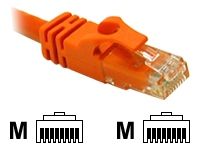 C2G 5ft Cat6 Snagless Unshielded (UTP) Network Crossover Patch Cable - Orange