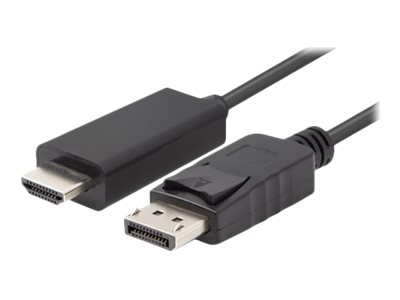 Lanberg Videoadapterkabel DisplayPort / HDMI 5m Sort
