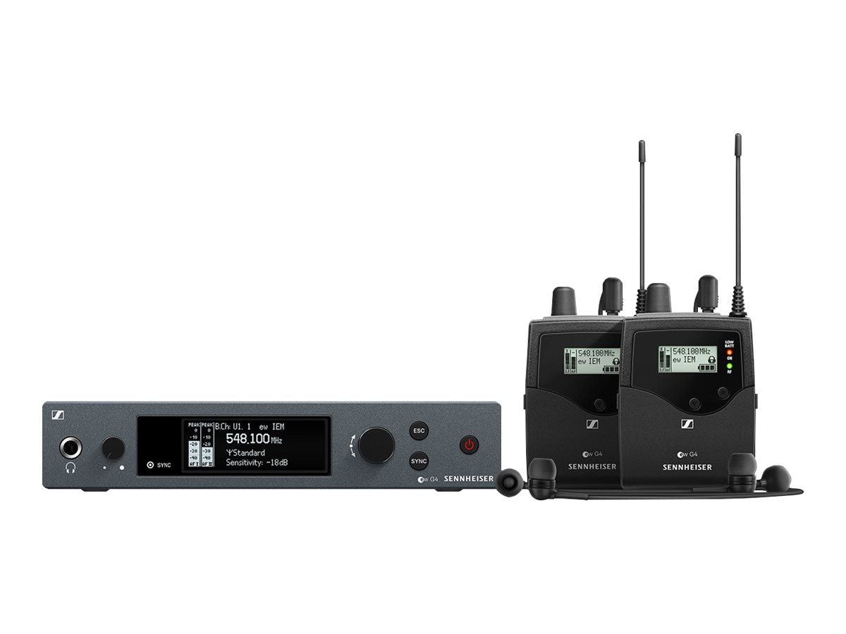 Wireless stereo monitoring set