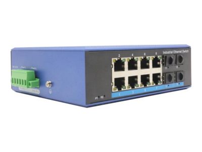 DIGITUS Switch 8 + 2 -Port Gigabit  Ethernet PoE 20 km