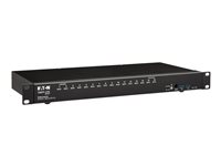 Eaton Tripp Lite series DisplayPort/USB KVM Switch 16-Port with Audio/Video and USB Peripheral Sharing, 4K 60 Hz, 1U Rack-Mount - KVM / audio / USB switch - 16 ports - rack-mountable
