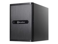 SilverStone Case Storage DS380 Ultralille formfaktor DTX Ingen strømforsyning Sort