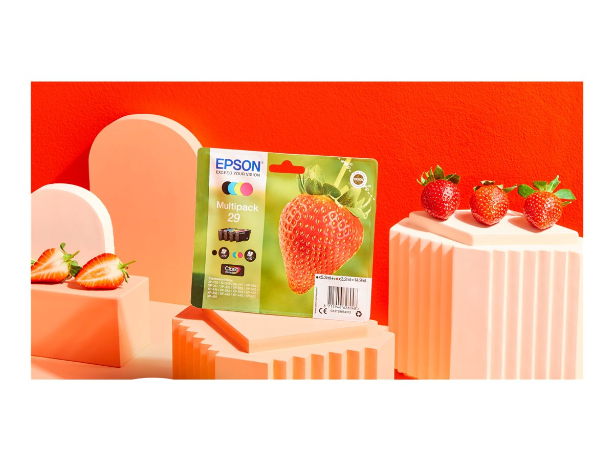 Epson 29 Multipack - 4-balení - černá, žlutá, azurová, purpurová - originální - inkoustová cartridge – foto 5