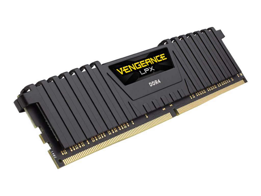 CORSAIR Vengeance LPX Pamięć DDR4 64GB 4x16GB 3000MHz CL16 1.35V XMP 2.0 Black