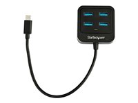 Startech 4-Port USB C Hub, USB-C to 4x USB-A Ports, SuperSpeed 10Gbps USB 3.1/USB 3.2 Gen 2 Type-C Hub, USB Bus Powered, Port