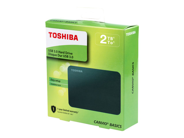 Toshiba Canvio Basics HTO 2TB External HDD - Thumbnail 2