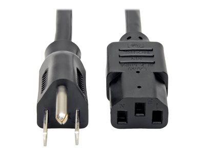Tripp Lite 2ft Computer Power Cord Cable 5-15P to C13 10A 18AWG 2' 5-pack 5pc