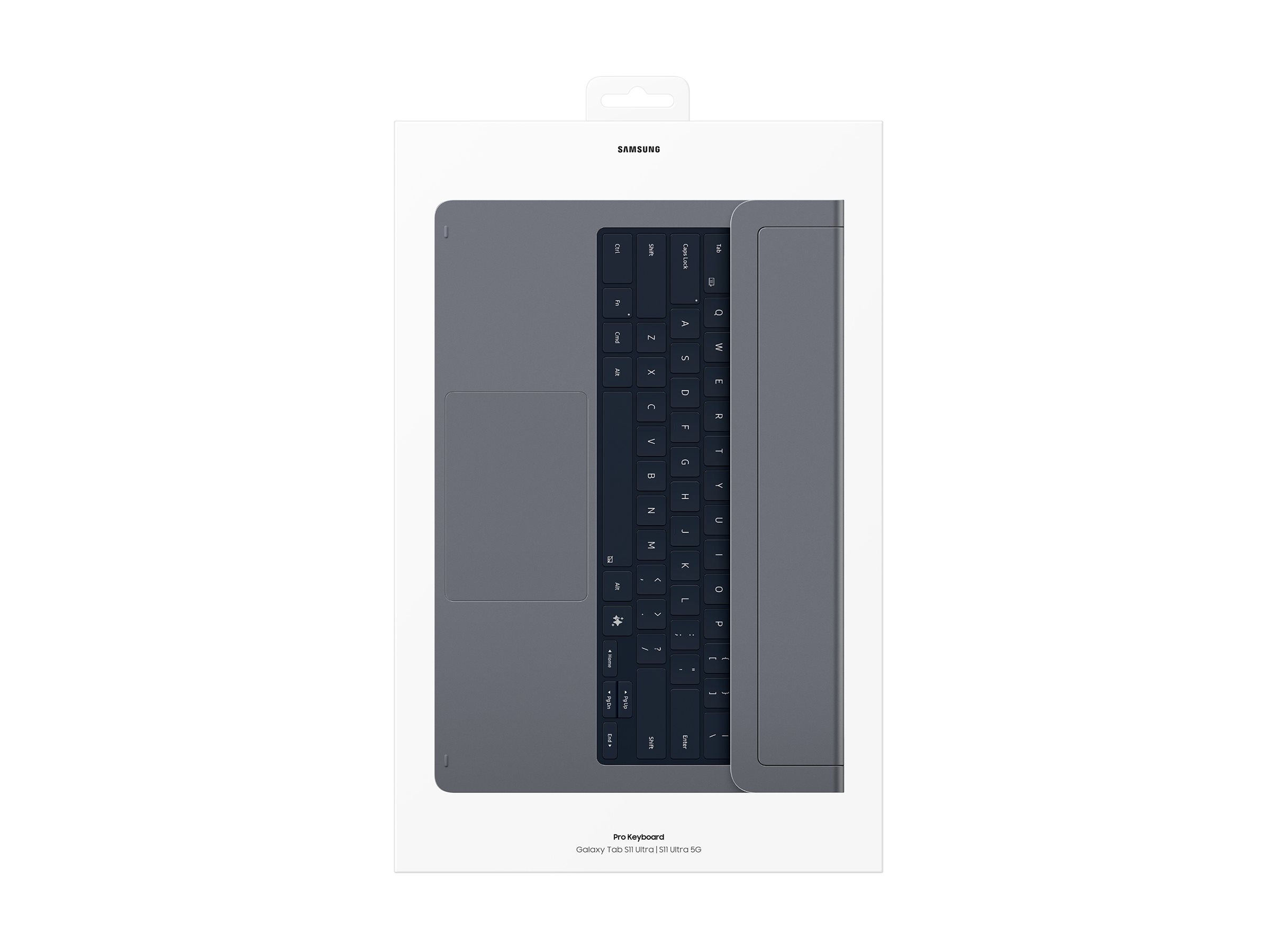 Samsung EF-DX935 keyboard with trackpad grey Input Product shot with extra item(s) Back 78191