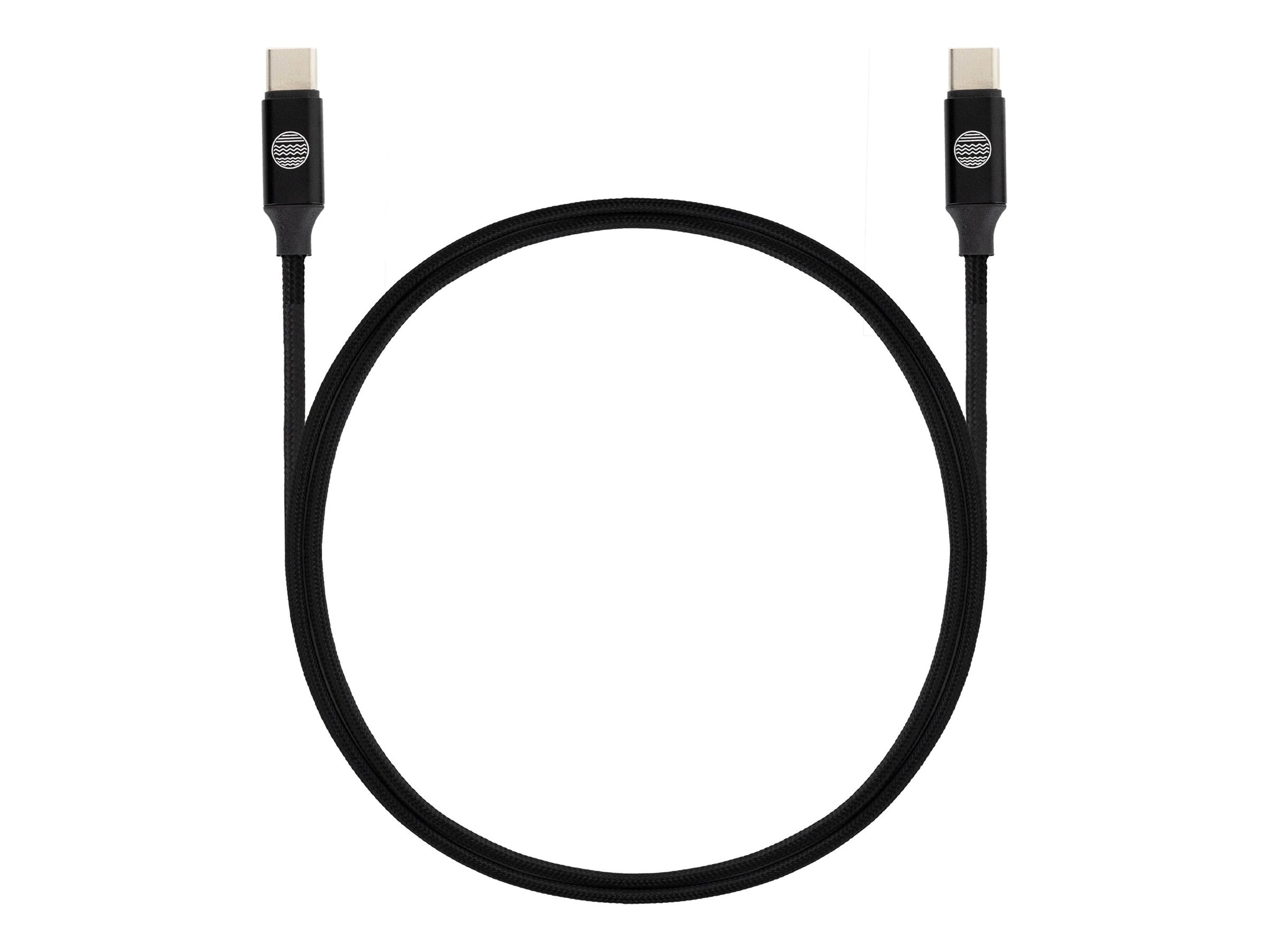 An image of Our Pure Planet - USB-C cable - 24 pin USB-C to 24 pin USB-C - 1.2 m