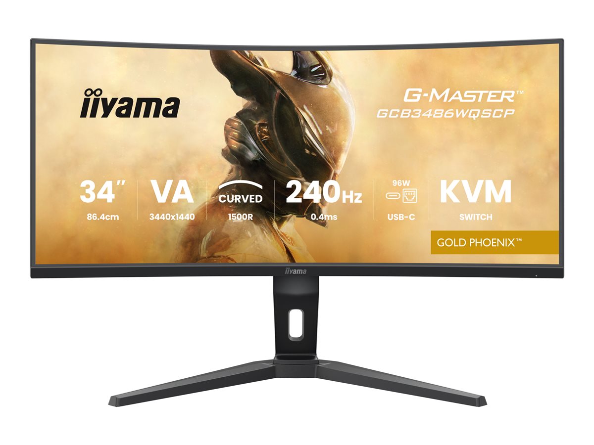iiyama G-MASTER Gold Phoenix GCB3486WQSCP-B1 - LED monitor - zakřivená - 34" - HDR – foto 2