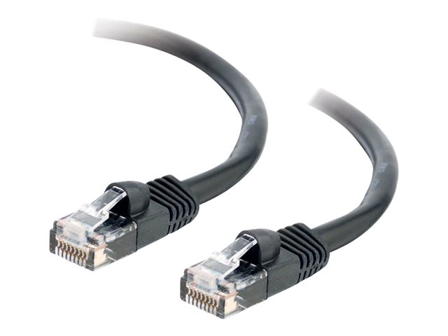 Image of C2G Cat5e Booted Unshielded (UTP) Network Patch Cable - patch cable - 1 m - black