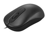 Lenovo Basic - Mouse - right and left-handed - optical - 3 buttons - wired - USB - black - FRU
