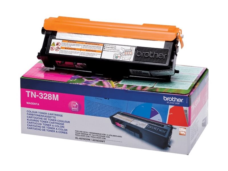 Brother Tn328m Magenta Original Toner Cartridge