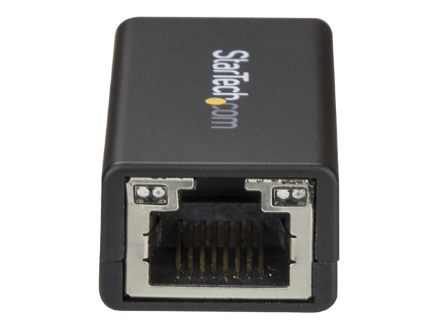 StarTech.com USB C to Gigabit Ethernet Adapter, 1Gbps NIC USB 3.0/USB 3.1 Type C Network Adapter, 1GbE USB-C to RJ45/LAN Port, Thunderbolt 3 Compatible, Windows, MacBook Pro, Chromebook - USB C to Ethernet (US1GC30DB)