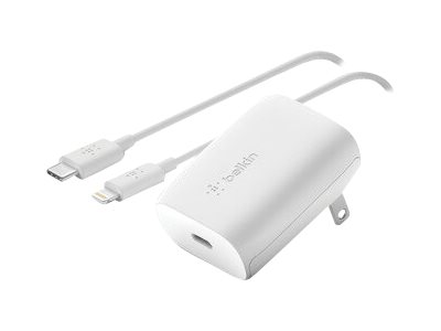Belkin BOOST CHARGE Wall Charger Power adapter 20 Watt Fast Charge, PD (24 pin USB-C)  image