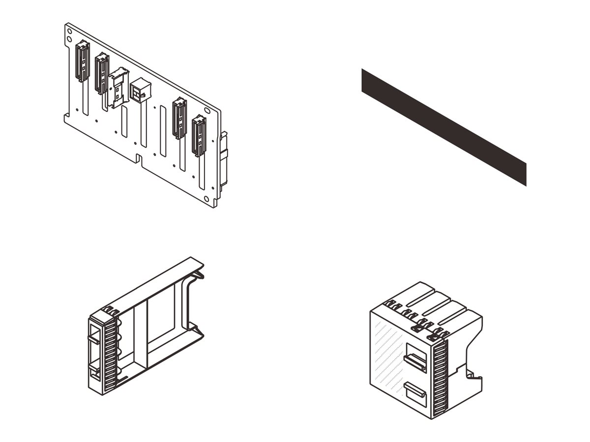 Lenovo - Server 8 x 2.5" Gen 5 AnyBay backplane kit