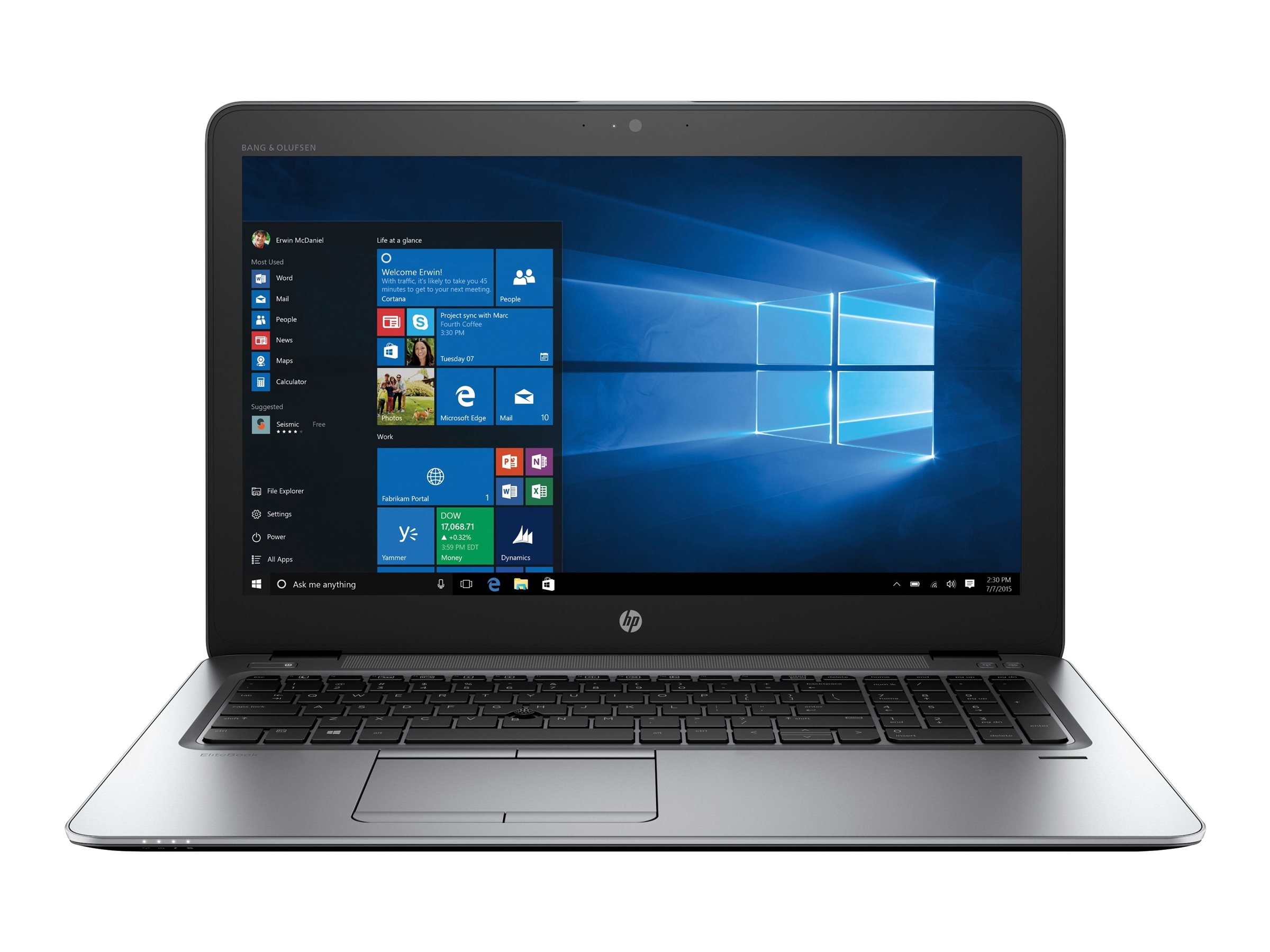 HP EliteBook 850 G4 - Core i5 7300U / 2.6 GHz | Overview