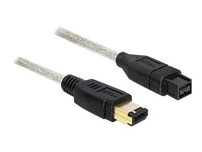 DELOCK FireWire-Kabel FW400 6Pin -> FW800 9Pin St/St 2.00m