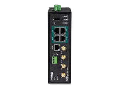 TRENDnet Industrial AC1200 Wireless Gigabit PoE+ Router Wireless Router