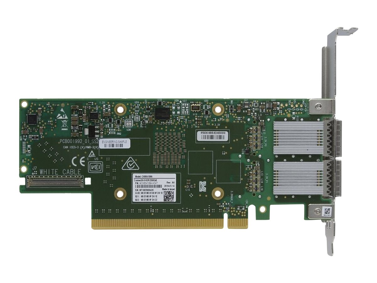 NVIDIA ConnectX-6 VPI MCX653105A-HDAT-SP - Single Pack - síťový adaptér - PCIe 4.0 x16 - 200Gb Ethernet / 200Gb Infiniband QSFP28 x 1 – foto 2