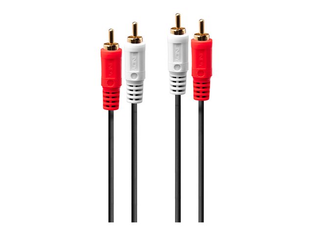 C ble audio Premium 2x RCA m le vers 2x RCA m le, 10m