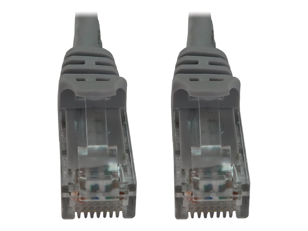 Eaton Tripp Lite Series Cat6a 10G Snagless Molded UTP Ethernet Cable (RJ45 M/M), PoE, Gray, 2 ft. (0.6 m)
