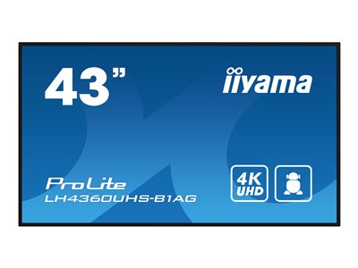 IIYAMA 108cm  (42.5) LH4360UHS-B1AG 16:9 3xHDMI+2xUSB Sp VA retail