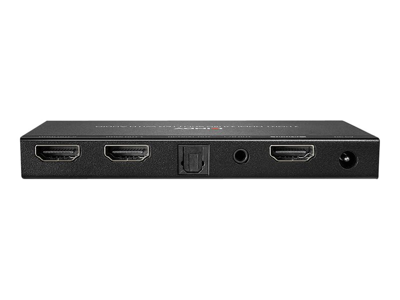 Splitter HDMI 18G avec Audio & Downscaling, 2 Ports
