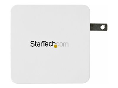 StarTech.com USB C Wall Charger, USB C Laptop Charger 60W PD, 6ft/2m Cable, Universal Compact Type C Power Adapter, Dell XPS, Lenovo X1 Carbon, HP EliteBook, MacBook, USB IF/ETL Certified - 60W PD3.0 Wall Charger (WCH1C)