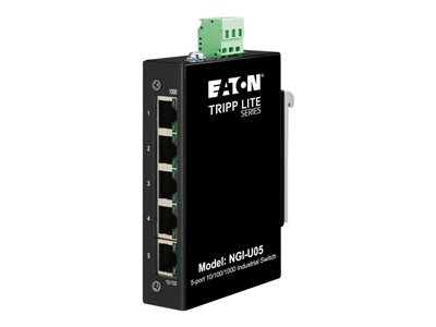 Tripp Lite Unmanaged Industrial Gigabit Ethernet Switch 5-Port