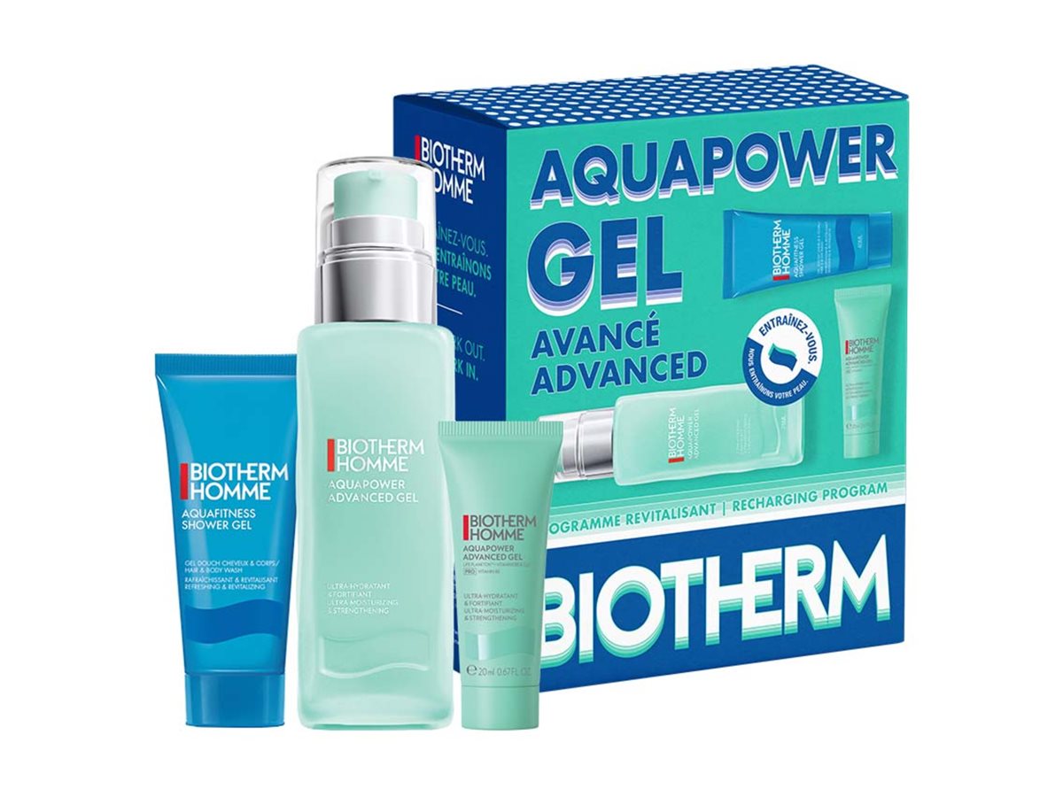 Biotherm Aquapower Gel Advanced Recharging Program Men's Gift Set