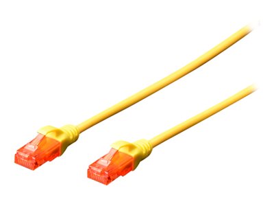 DIGITUS Patchkabel Cat6 U/UTP 2xRJ45 3.0m gelb LSZH Patchkabel RJ45