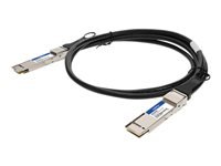 AddOn - 200GBase-CU direct attach cable - TAA Compliant - QSFP28-DD to QSFP28-DD - 6.6 ft - twinaxial - passive - for Dell PowerSwitch S5212, S5224; Dell EMC Networking S5224, S5232; PowerSwitch S5212, S5224