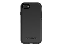 OtterBox Symmetry Series - Pro Pack - back cover for mobile phone - polycarbonate, synthetic rubber - black - for Apple iPhone 6, 6s, 7, 8, SE (2nd generation), SE (3rd generation)