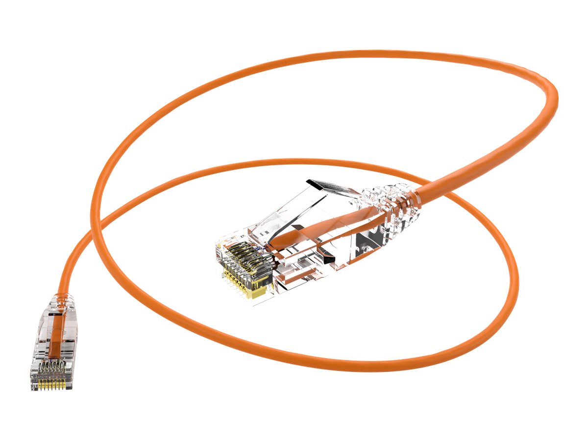 UNC Group Clearfit Slim patch cable - 9.14 m - orange