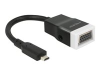 DeLOCK Adapter HDMI-micro D male > VGA female Audio Video transformer